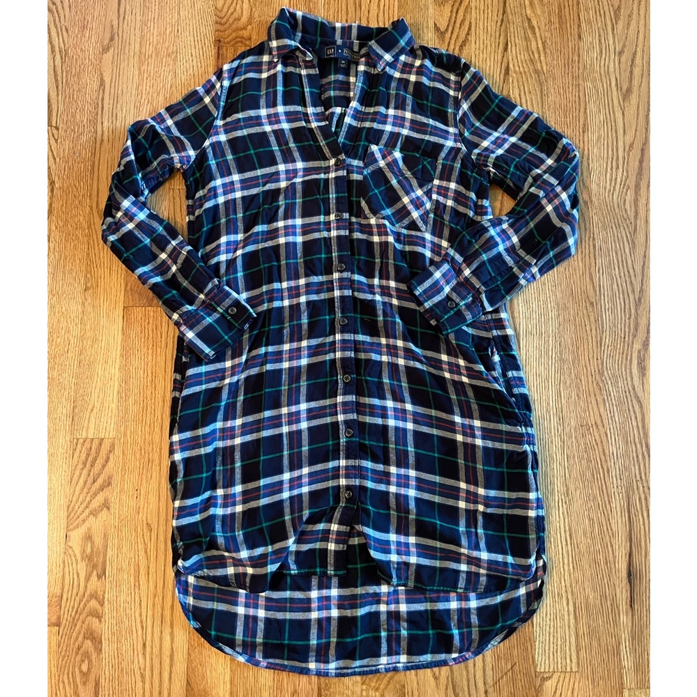 Gap + Pendleton Women’s Shirt Dress Plaid Size XS please read description